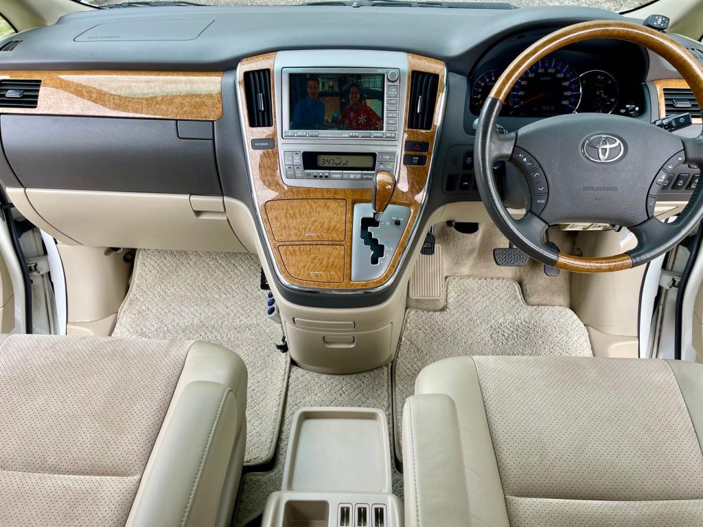 2007 TOYOTA ALPHARD FRESH IMPORT G EDITION 2.4 AUTO 4WD 8 SEATS MPV PETROL 4/B GRADE ULEZ