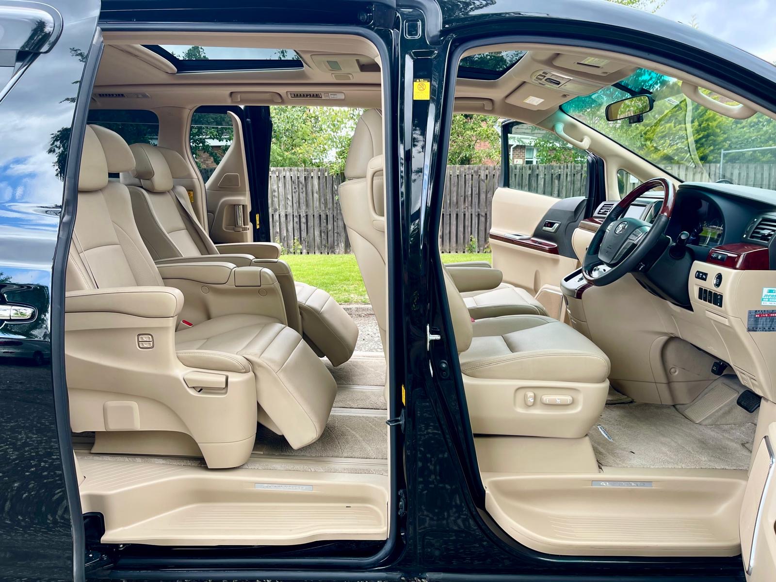 2011 TOYOTA ALPHARD FRESH IMPORT BUSINESS EDITION 3.5 AUTO 8 SEATS MPV PETROL 4/B GRADE ULEZ