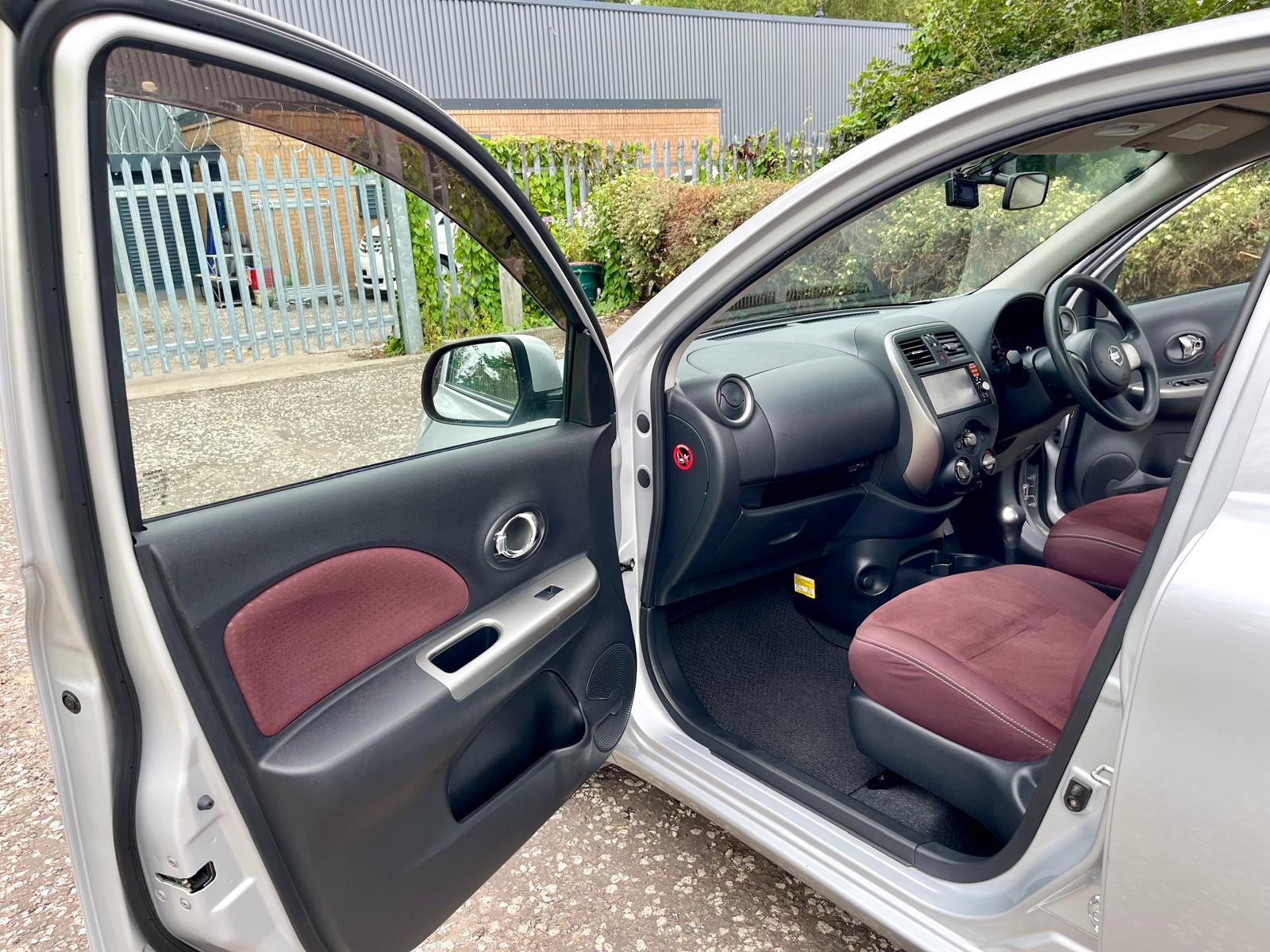 2014 NISSAN MICRA ( MARCH ) 1.2 AUTOMATIC 5 DOOR HATCHBACK ULEZ LOW MILES REVERSE CAMERA