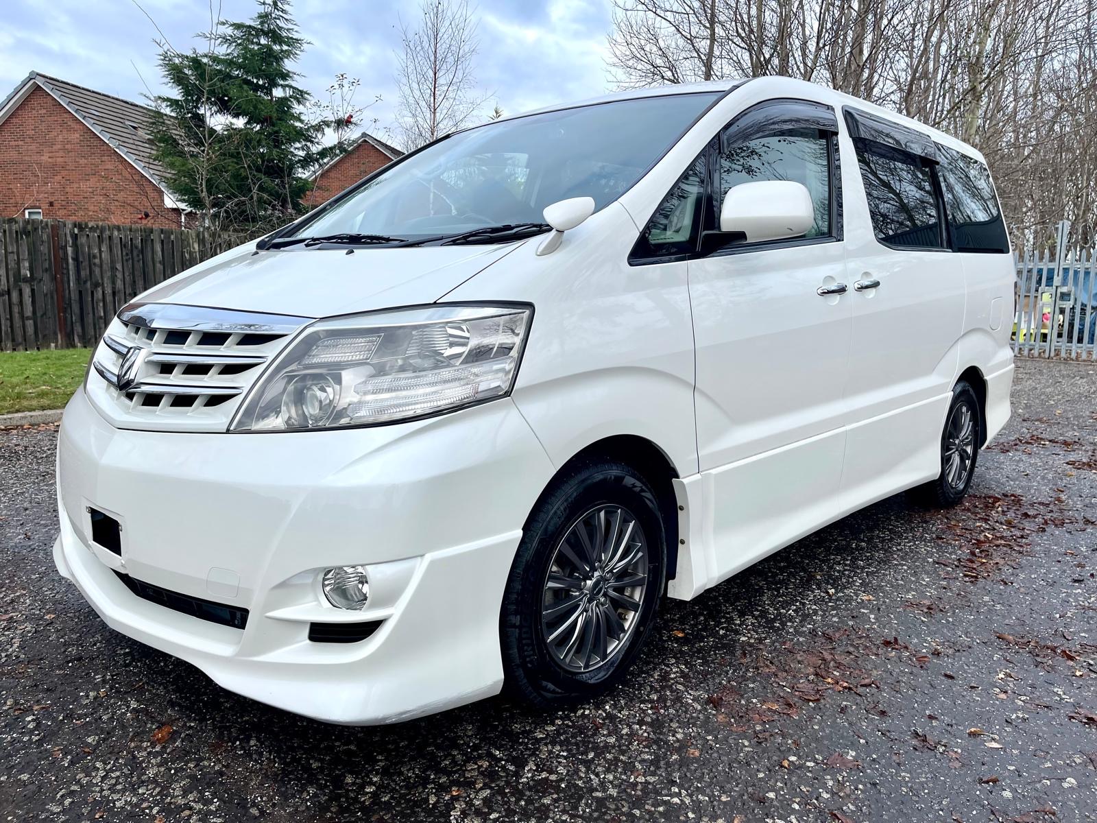 2007 TOYOTA ALPHARD FRESH IMPORT V PLATINUM 2.4 AUTO 7 SEATS MPV PETROL 4 GRADE ULEZ