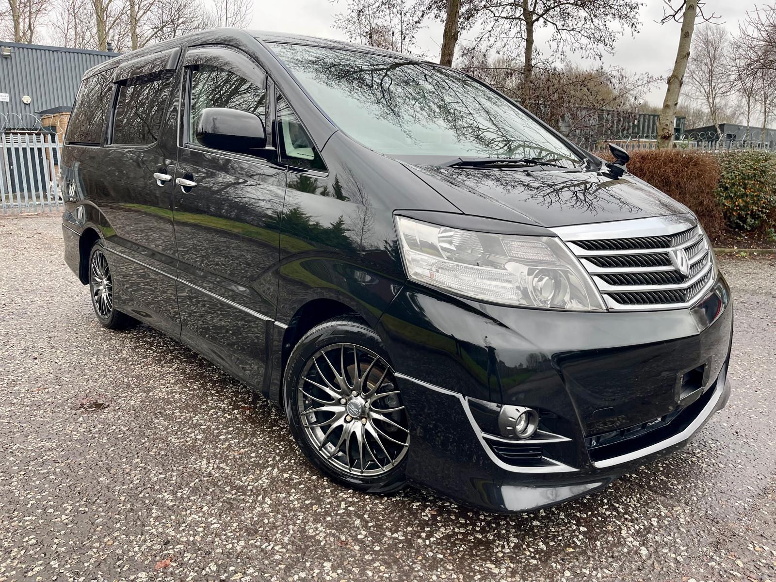 2007 TOYOTA ALPHARD FRESH IMPORT G EDT 4WD 2.4 AUTO 7 SEATS MPV PETROL ULEZ CURTAINS 4/B GRADE