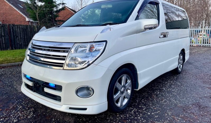 2006 NISSAN ELGRAND HIGHWAY STAR FRESH IMPORT 4WD AUTO 8 SEATS MPV CURTAINS 4/B GRADE ULEZ full