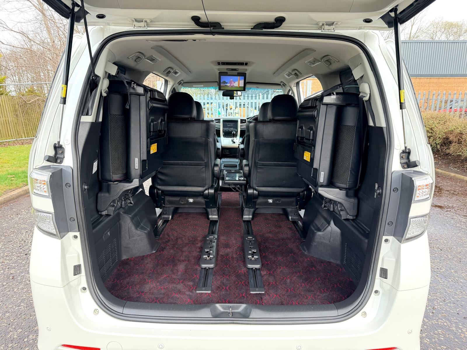 2014 TOYOTA VELLFIRE FRESH IMPORT GOLDEN EYE 11 3.5 V6 AUTO 7 SEATS MPV 4/B GRADE LOW MILES ULEZ