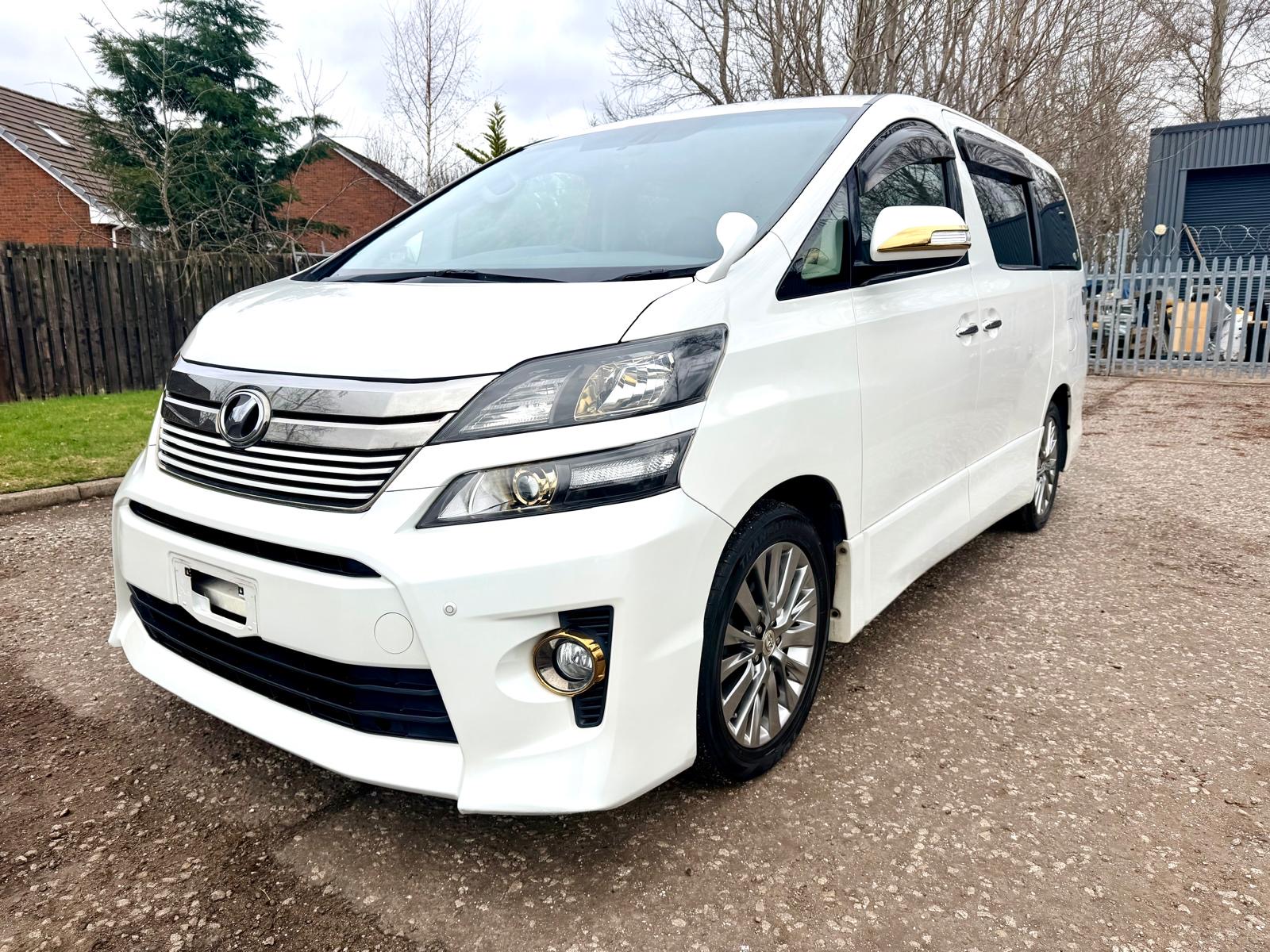 2014 TOYOTA VELLFIRE FRESH IMPORT GOLDEN EYE 11 3.5 V6 AUTO 7 SEATS MPV 4/B GRADE LOW MILES ULEZ