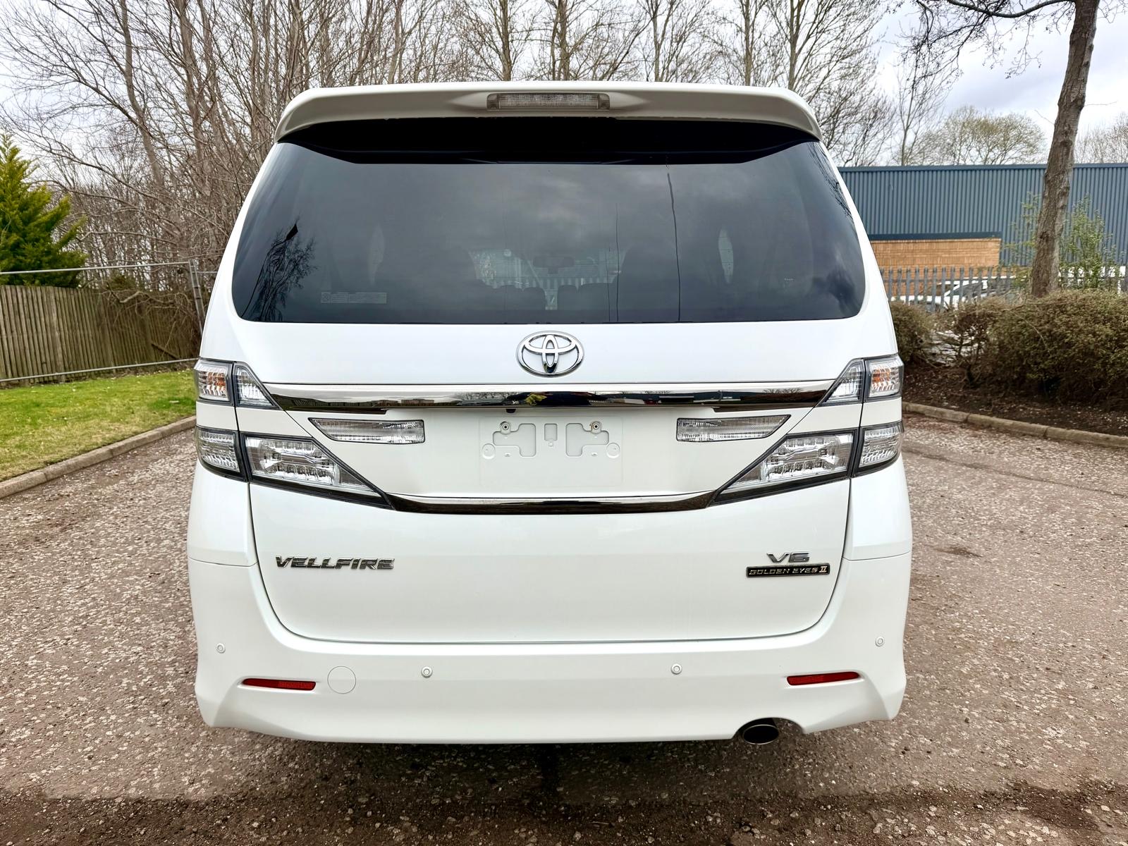 2014 TOYOTA VELLFIRE FRESH IMPORT GOLDEN EYE 11 3.5 V6 AUTO 7 SEATS MPV 4/B GRADE LOW MILES ULEZ