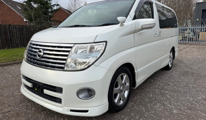 2007 NISSAN ELGRAND FRESH IMPORT HIGHWAY STAR AUTO 8 SEATS MPV 4 GRADE ULEZ full