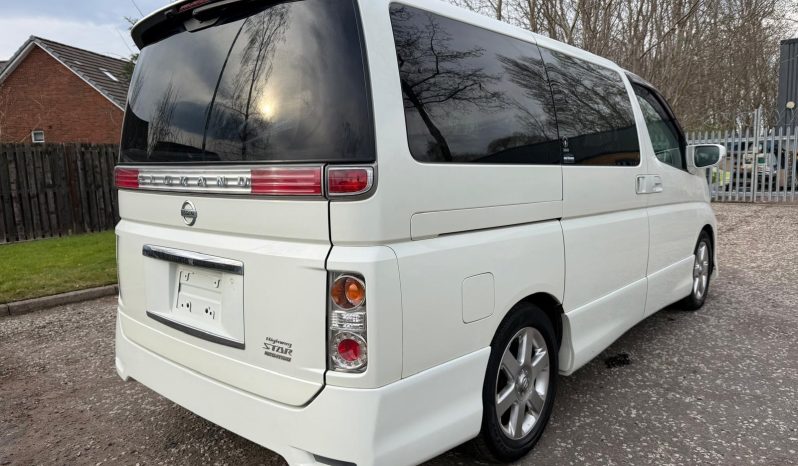 2007 NISSAN ELGRAND FRESH IMPORT HIGHWAY STAR AUTO 8 SEATS MPV 4 GRADE ULEZ full