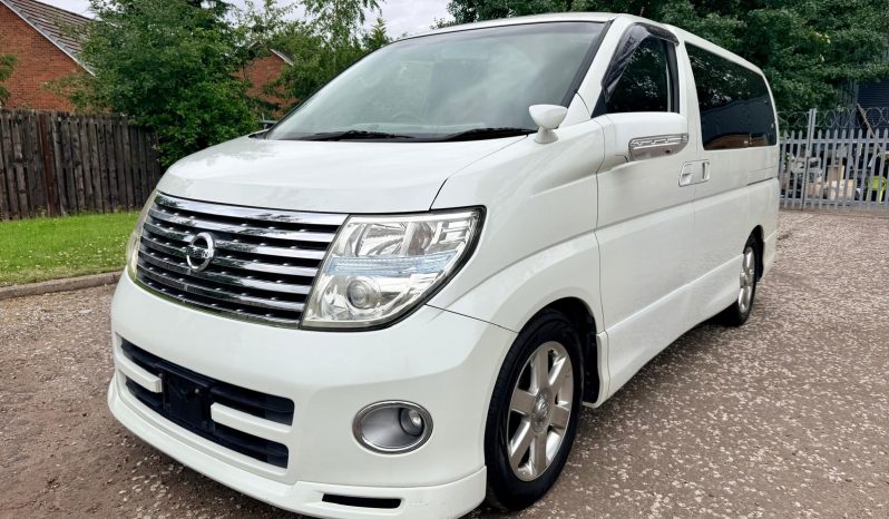 2007 FRESH IMPORT NISSAN ELGRAND HIGHWAY STAR FRESH IMPORT AUTO 8 SEATS MPV 4 GRADE ULEZ full
