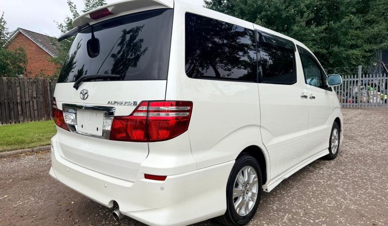 2007 TOYOTA ALPHARD FRESH IMPORT G EDITION 2.4 AUTO 8 SEATS MPV PETROL ULEZ 4/B GRADE full
