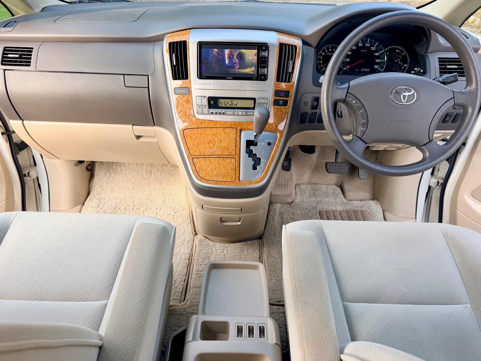 2007 TOYOTA ALPHARD FRESH IMPORT G EDITION 2.4 AUTO 8 SEATS MPV PETROL ULEZ 4/B GRADE