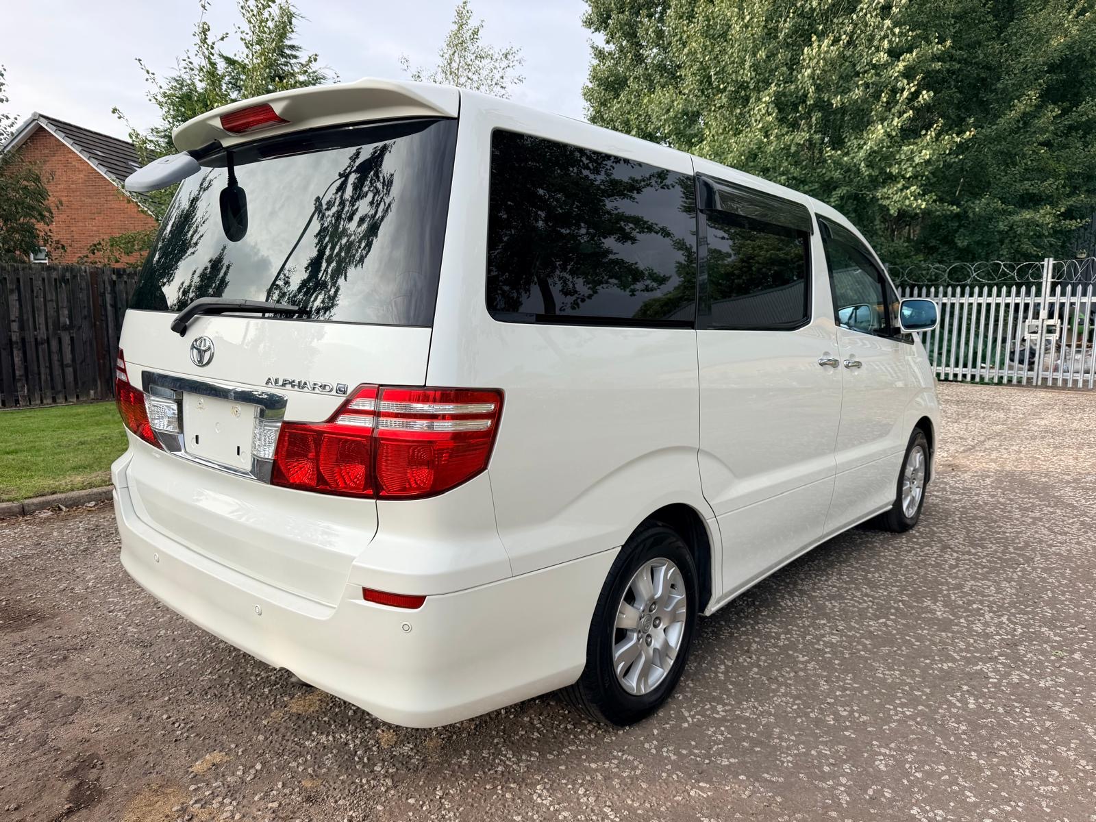 2007 TOYOTA ALPHARD FRESH IMPORT G EDITION 2.4 AUTO 8 SEATS MPV PETROL ULEZ 4/B GRADE
