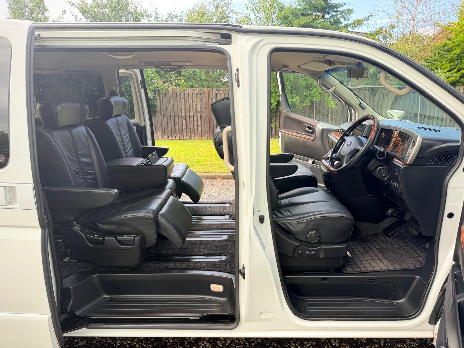 2007 NISSAN ELGRAND HIGHWAY 3.5 V6 AUTO 8 SEAT MPV LEATHER 4.5/B GRADE ULEZ