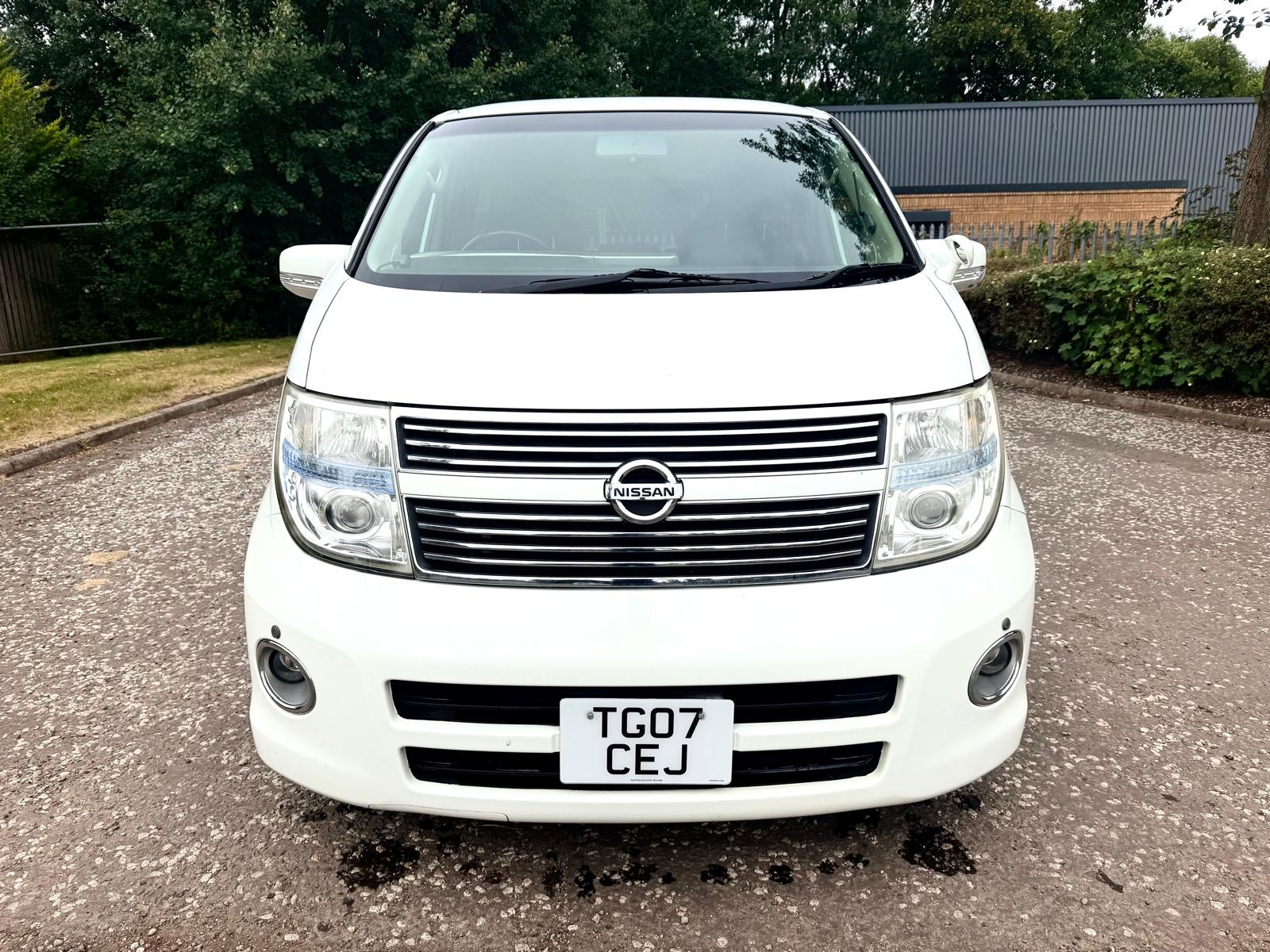 2007 NISSAN ELGRAND HIGHWAY 3.5 V6 AUTO 8 SEAT MPV LEATHER 4.5/B GRADE ULEZ